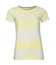 SOL'S Ladies Miles Striped T-Shirt