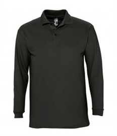 SOL'S Winter II Long Sleeve Cotton Piqué Polo Shirt