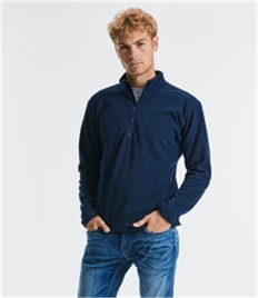 Russell Zip Neck Micro Fleece