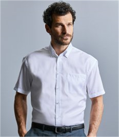 Russell Collection Short Sleeve Ultimate Non-Iron Shirt