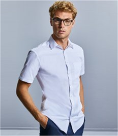 Russell Collection Short Sleeve Tailored Coolmax® Shirt