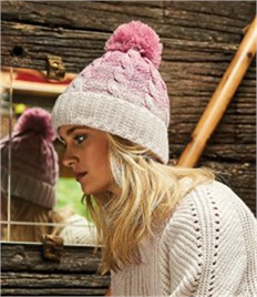 Beechfield Ombré Pom Pom Beanie