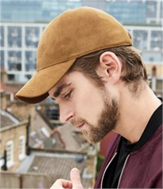 Beechfield Faux Suede 6 Panel Cap