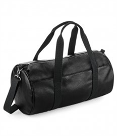 BagBase Faux Leather Barrel Bag