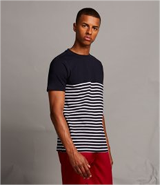 Front Row Unisex Breton Striped T-Shirt