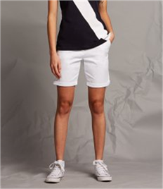 Front Row Ladies Stretch Chino Shorts