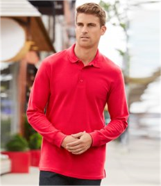 Gildan Long Sleeve Premium Cotton® Double Piqué Polo Shirt