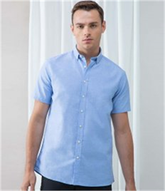 Henbury Modern Short Sleeve Regular Fit Oxford Shirt