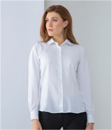 Henbury Ladies Long Sleeve Wicking Shirt