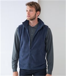 Henbury Sleeveless Micro Fleece Jacket