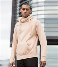 AWDis Cross Neck Hoodie