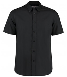 Kustom Kit Short Sleeve Tailored City Business Shirt