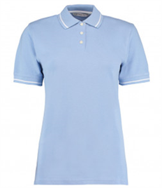 Kustom Kit Ladies St Mellion Tipped Cotton Piqué Polo Shirt