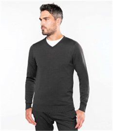 Kariban Cotton Acrylic V Neck Sweater