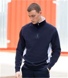 Finden and Hales Zip Neck Sweatshirt