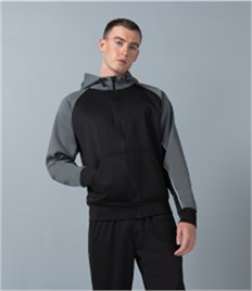 Finden and Hales Panelled Sports Hoodie