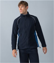 Finden and Hales Contrast Micro Fleece Jacket