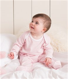 Larkwood Contrast Baby Sleepsuit