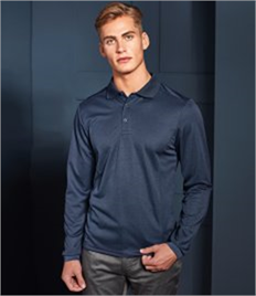 Premier Long Sleeve Coolchecker® Piqué Polo Shirt