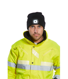 Rechargeable Twin LED Beanie