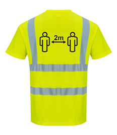 Social Distance Hi-Vis T Shirt