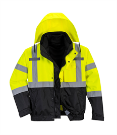 Hi-Vis Premium 3in1 Bomber Jkt