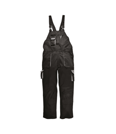 Contrast Bib &amp; Brace Lined