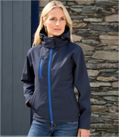 Result Core Ladies Hooded Soft Shell Jacket