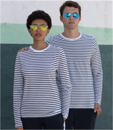 SF Unisex Long Sleeve Striped T-Shirt