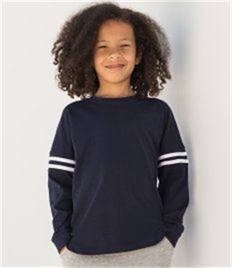 SF Minni Kids Drop Shoulder Slogan Top