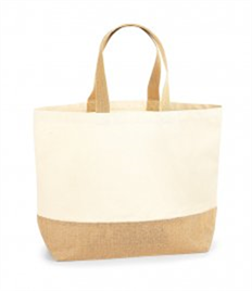Westford Mill Jute Base Canvas Tote XL